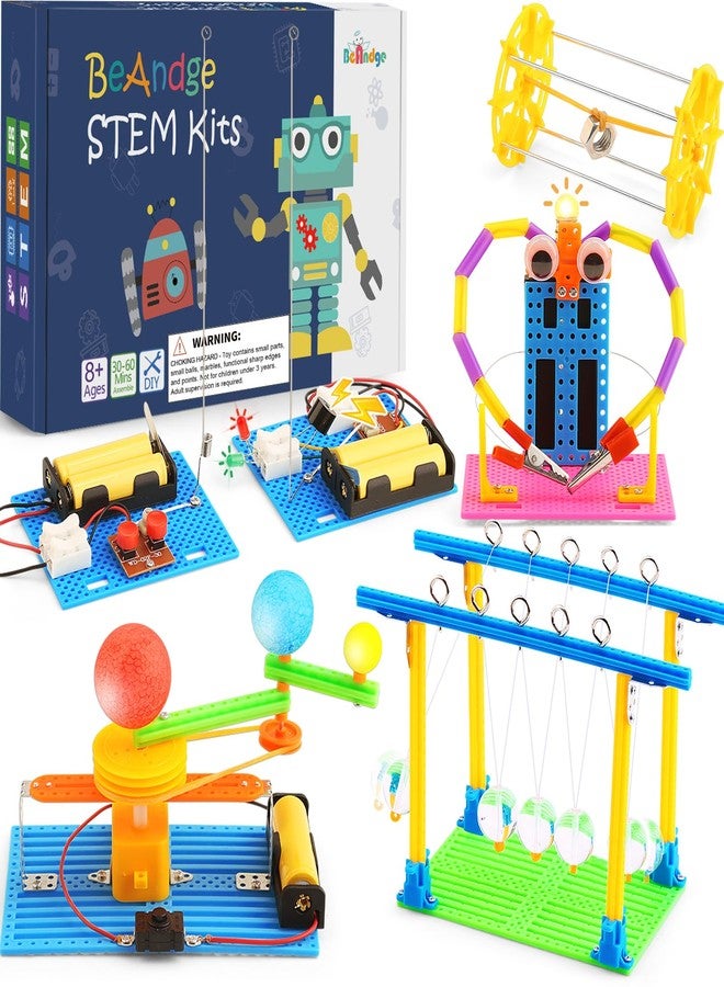 BeAndge STEM Science Kits for Kids Age 8-12, Boys Activities Robot Building Kit 6-8 Girls Engineering Projects STEM Toys Learning Educational Science Game Experiment Gifts for 6 7 8 9 10 11 Year Old Activity - Image 1